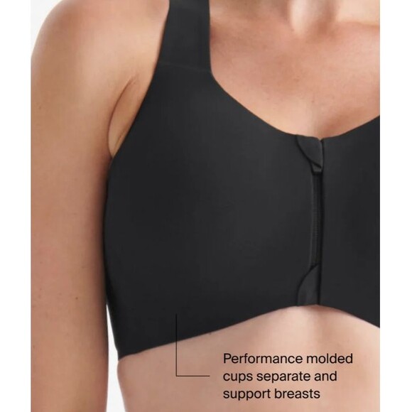 Knix Sports Bra Size 7 (36DD, 38DD, 36E) Catalyst Front Zip High Impact Wireless - Picture 8 of 11